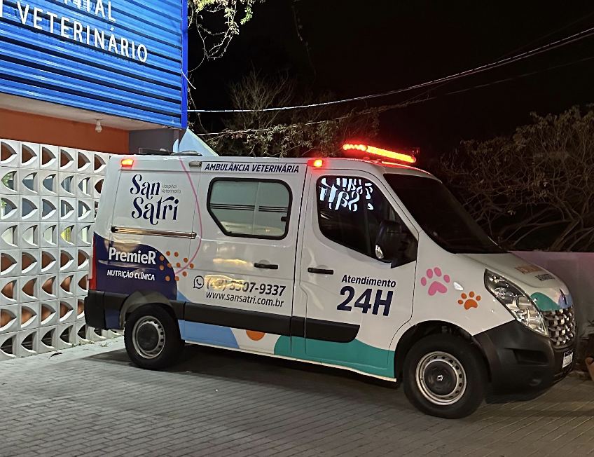 Ambulância veterinária 24h do San Satri